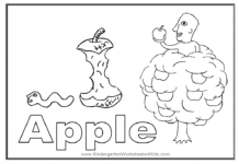 Fruit images to colour